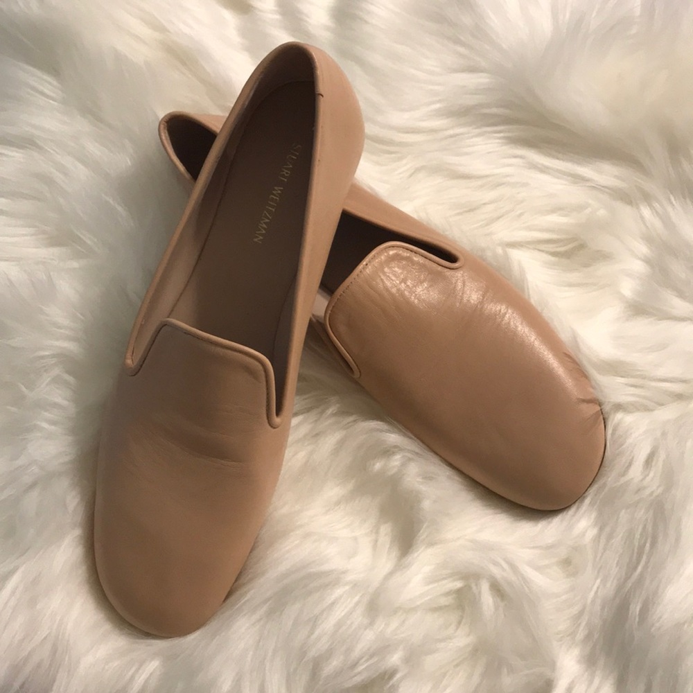 STUART WEITZMAN  MYGUY FLATS LEATHER Size:8